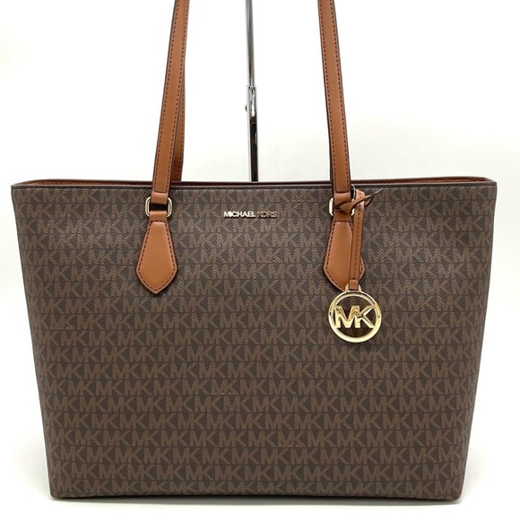 Michael Kors Handbags - Michael Kors Bag Large Sheila Mf Tote Bag Brown/Gold